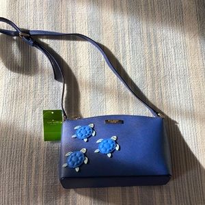 Kate Spade Rare Millie Crossbody Under The Sea Turtle